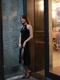 IESS different ideas to 2021.09.29 Silk enjoy home 933: Wan Ping black Dress(5)